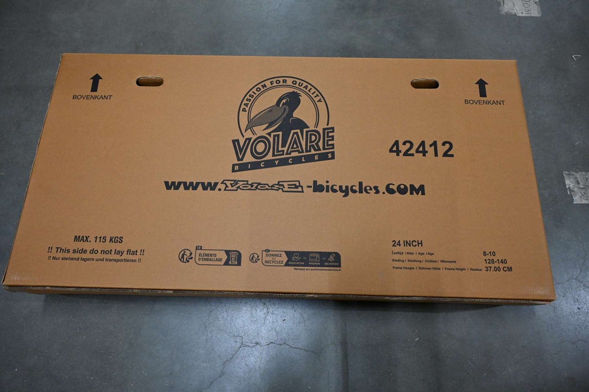 Volare Rocky Kinderfahrrad für Jungen - 24 Zoll in Blau für Abenteuerlustige
