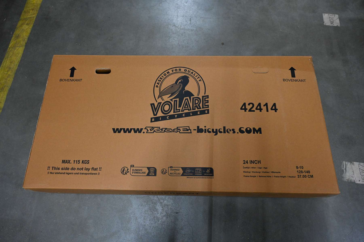 Volare Rocky Kinderfahrrad - 24 Zoll in Grün mit Shimano Nexus 3 Gängen für Jungen