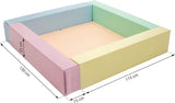 IGLU Softplay Buntes Bällebad aus Schaumstoffbausteinen für sensorisches Abenteuer & kreatives Spielen