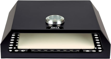 Jocca Pizzaofen Grullzubehör mit Pizzastein in der Frontalansicht