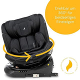 Osann Swift360 S i-Size Kindersitz 76–150 cm – 360° drehbar, Reboarder & vorwärts, Isofix, i-Size R129, mitwachsend, Magnethalterung – All Black