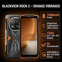 Blackview Rock 2 Orange Smartphone mit allen wichtigen USPs