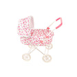 Babytrold Puppenwagen weiß mit Kirschen Seitenansicht
