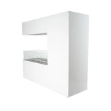 CACH Fires Topeka Bio-Standkamin, Weiß, 100 cm, Pulverbeschichtet, 2,4 kW, ein einfaches und elegantes Designstück, pulverbeschichtete Oberfläche.