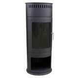 CACH Fires Washington Ethanol Kamin, Schwarz, H: 112,4 x B: 42 x T: 42 cm, Brenndauer 6 Stunden, 2,2 kW