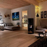 CACH Fires Washington Ethanol Kamin, Schwarz, H: 112,4 x B: 42 x T: 42 cm, Brenndauer 6 Stunden, 2,2 kW