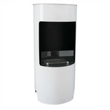 CACH Fires Montgomery Weiß, Offener Ethanol-Herd, Kaminoptik, H: 95 x Ø 45 cm, 4,5 Stunden Brenndauer, 1,9 kW