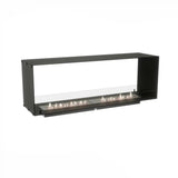 CACH Fires Foco Two 1500, doppelseitiger eingebauter Biokamin, für Trennwände und TV-Wände, 6,4 kW, 9,4 kW