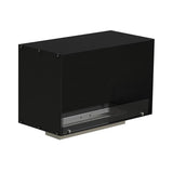 CACH Fires Foco One 800 Medium, Bioethanol-Kamin mit ferngesteuertem Brenner, Breite 80 cm, Flammen sichtbar von einer Seite, 3,2 kW