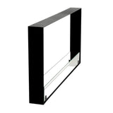 CACH Fires Foco Two 1000 Ultra Slim, schmaler Bioethanol-Kamin, Flammen von zwei Seiten, 80 cm Breite, bis zu 7 Stunden Brenndauer, 4 kW.