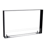 CACH Fires Foco Two 800 Ultra Slim, Bioethanol-Kamin, extra schlank, Flammen von zwei Seiten sichtbar, Breite 60 cm, bis zu 7 Stunden Brenndauer, 3 kW