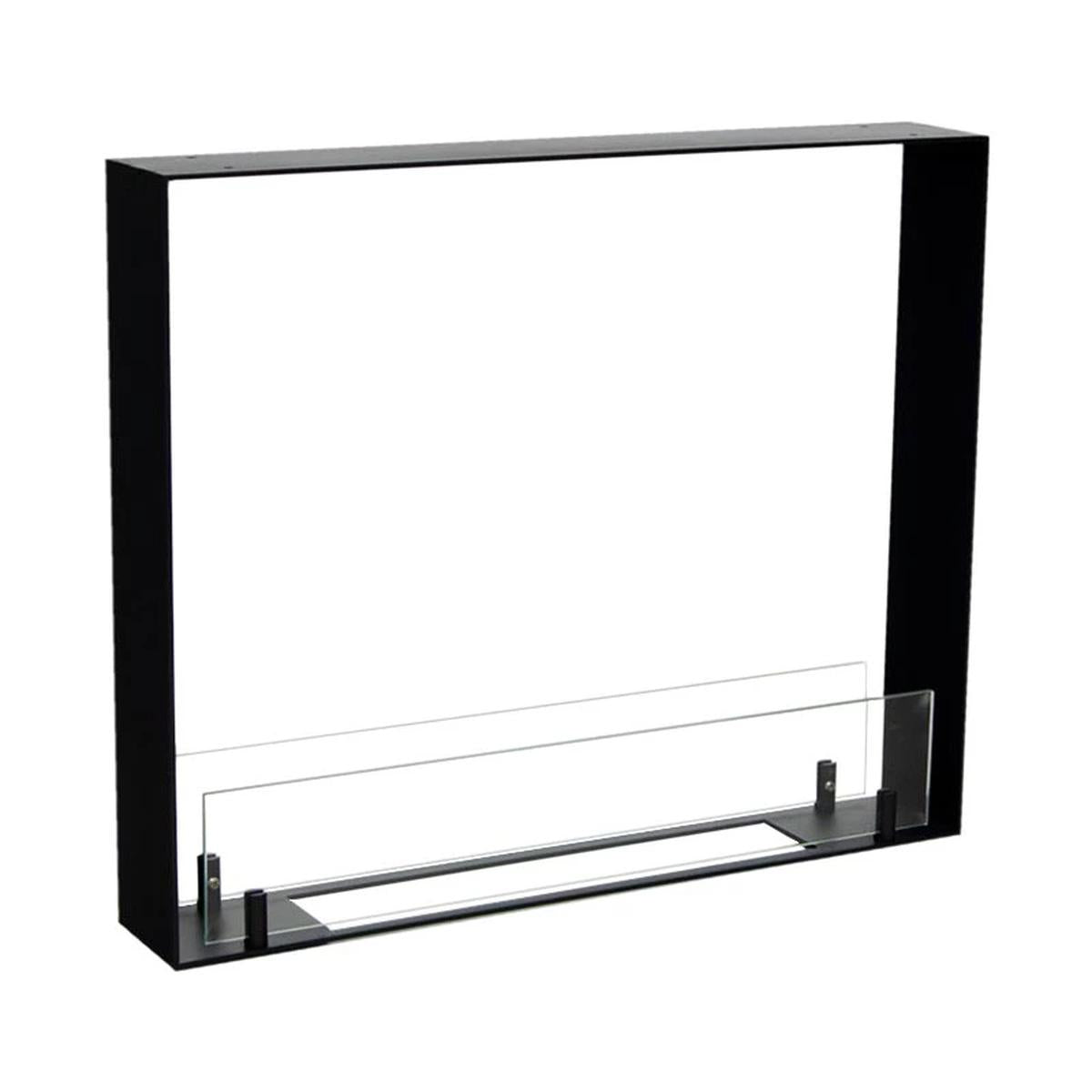 CACH Fires Foco Two 600 Ultra Slim, Bioethanol-Kamin, 40 cm Breite, Flammen von zwei Seiten sichtbar, bis zu 7 Stunden Brenndauer, 2 kW.