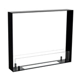 CACH Fires Foco Two 600 Ultra Slim, Bioethanol-Kamin, 40 cm Breite, Flammen von zwei Seiten sichtbar, bis zu 7 Stunden Brenndauer, 2 kW.