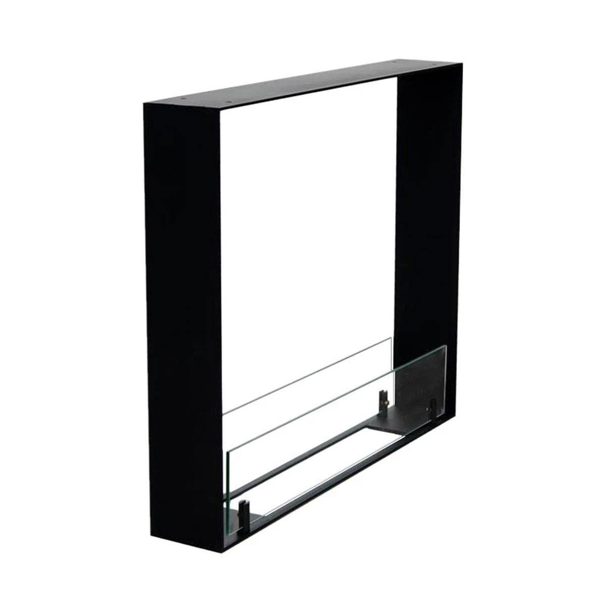 CACH Fires Foco Two 600 Ultra Slim, Bioethanol-Kamin, 40 cm Breite, Flammen von zwei Seiten sichtbar, bis zu 7 Stunden Brenndauer, 2 kW.