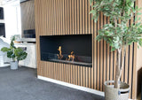 CACH Fires Foco One 1200, Einseitiger Bioethanol-Einbaukamin für die Wand, Manueller/Automatischer Brenner, 6,2 kW
