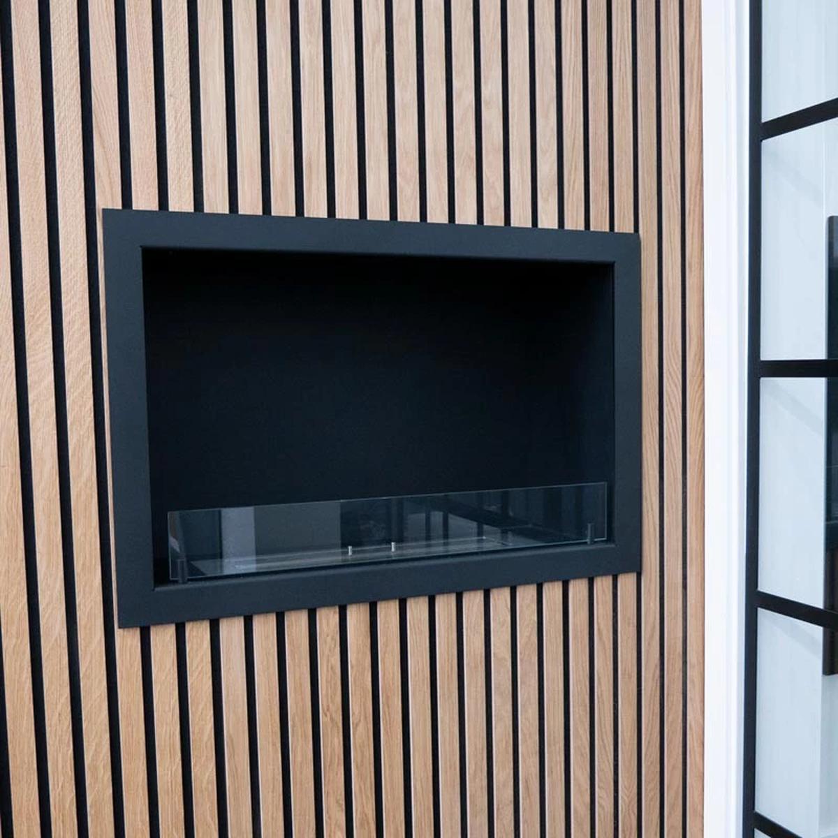 CACH Fires Foco One 800, Bioethanol-Kamin, einseitig offen, manueller oder automatischer Brenner, 3,2 kW