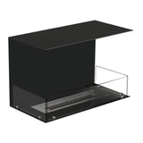 CACH Fires Foco Three 800, dreiseitiger Bioethanol-Kamin zur Wandmontage, manueller oder automatischer Brenner, 3,2 kW