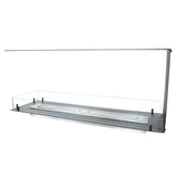 CACH Fires Foco Raumteiler 1200, Bioethanol-Kamin, dreiseitig, Raumteiler, automatischer und manueller Brenner, 6,2 kW.