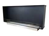 CACH Fires Foco One Slim 1200 eingebauter Kamin, schlanke Wandanpassung, 6,2 kW