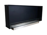 CACH Fires Foco One Slim 1200 eingebauter Kamin, schlanke Wandanpassung, 6,2 kW
