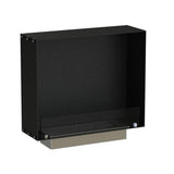 CACH Fires Foco One 600 Slim, eingebauter Kamin für die Wand, 20 cm Breite, Flammen nur von einer Seite sichtbar, 2,3 kW.