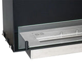 CACH Fires Foco One 600 Slim, eingebauter Kamin für die Wand, 20 cm Breite, Flammen nur von einer Seite sichtbar, 2,3 kW.