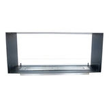 CACH Fires Foco Two 1200, doppelseitiger Bioethanol-Wandkamin, manueller oder automatischer Brenner, 6,2 kW
