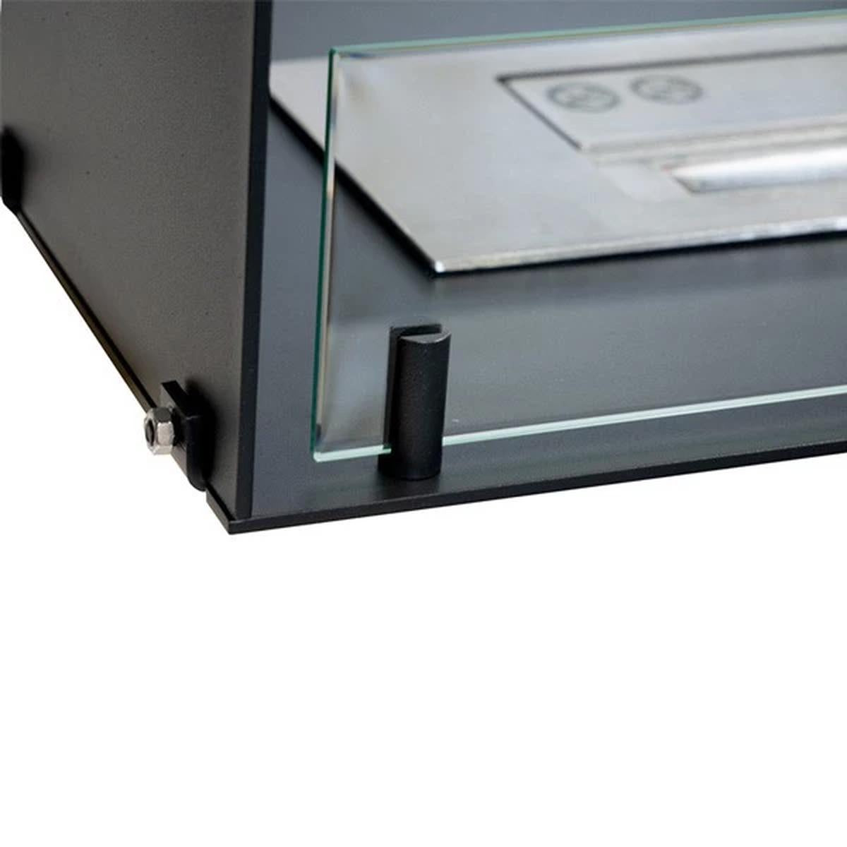 CACH Fires Foco Two 1200, doppelseitiger Bioethanol-Wandkamin, manueller oder automatischer Brenner, 6,2 kW