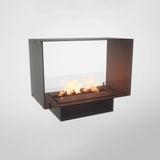 CACH Fires Foco Two 800, doppelseitiger Bioethanol-Kamin, 4,4 kW, automatischer und manueller Brenner