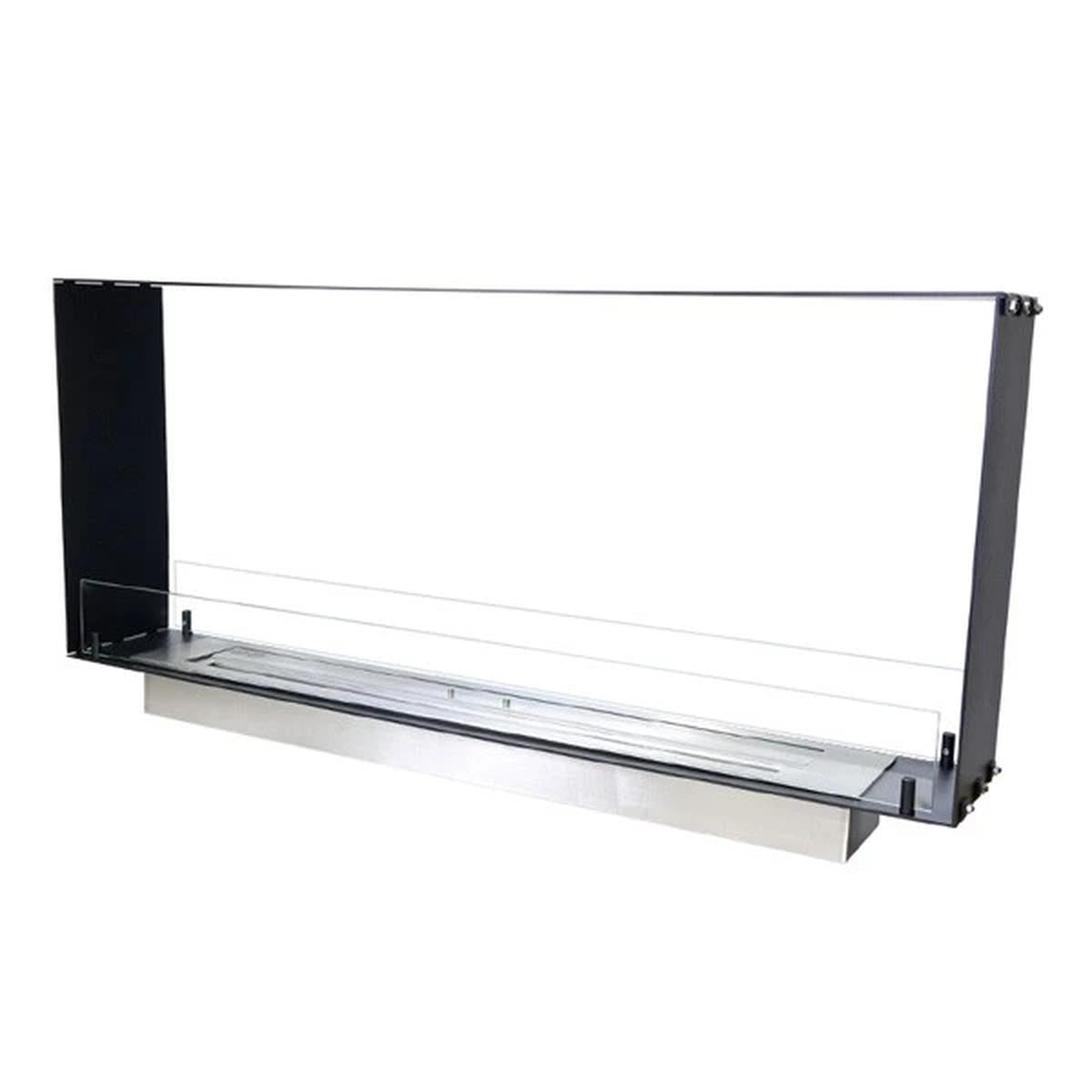 CACH Fires Foco Two 1200 Slim, schmaler Tunnelkamin, Breite 20 cm, geeignet für schmale Wände, 6,5 kW