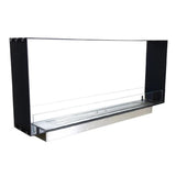 CACH Fires Foco Two 1200 Slim, schmaler Tunnelkamin, Breite 20 cm, geeignet für schmale Wände, 6,5 kW