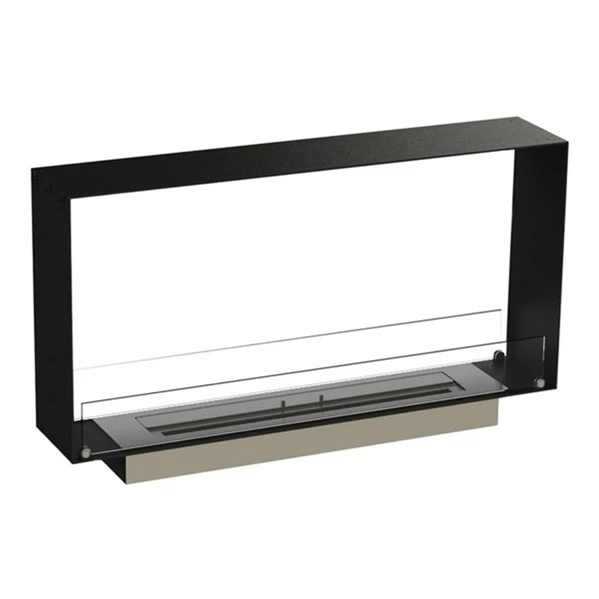 CACH Fires FOCO Slim 1000 eingebauter Kamin, schmale Wände, Breite 20 cm, für eine gemütliche Atmosphäre, 4,5 kW.