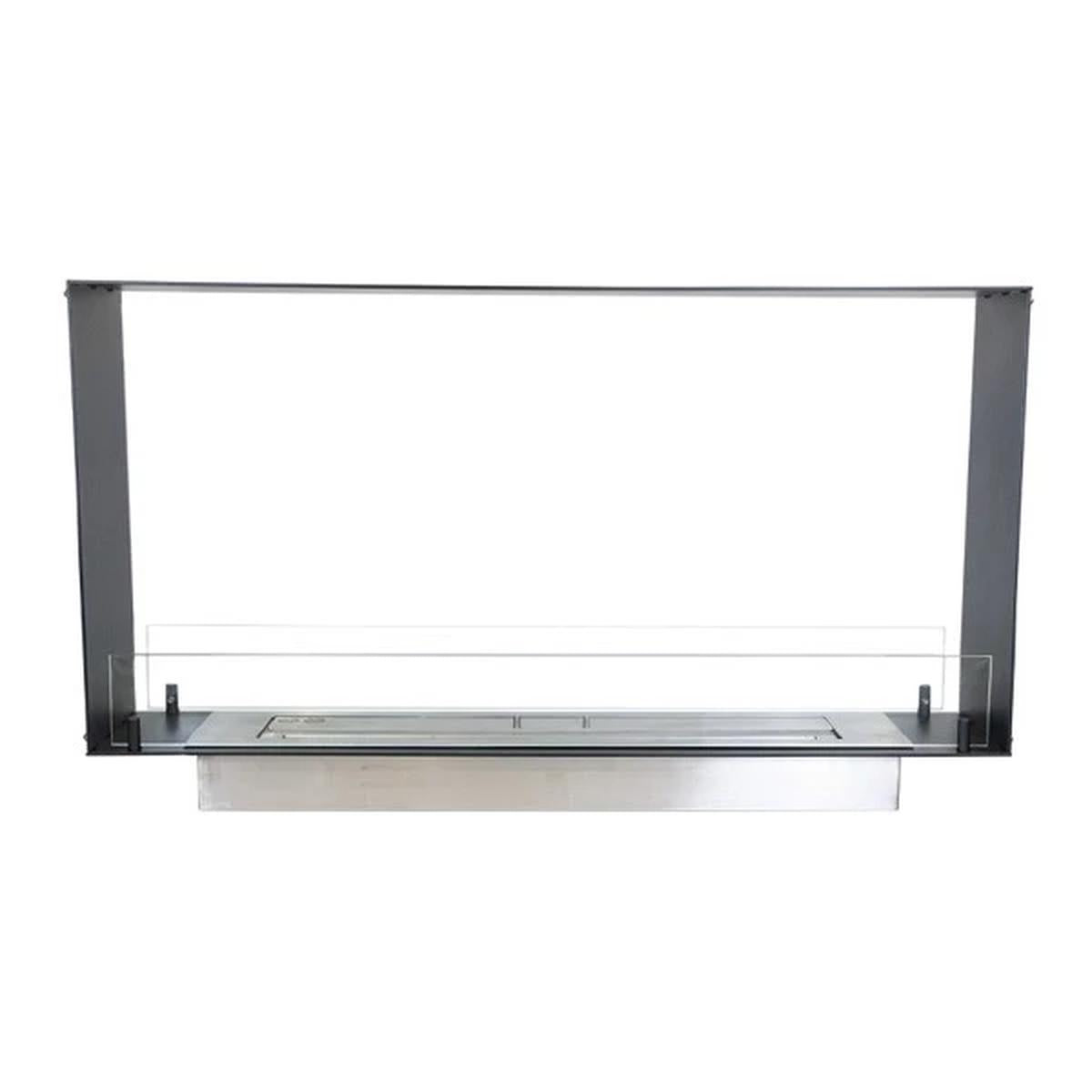 CACH Fires FOCO Slim 1000 eingebauter Kamin, schmale Wände, Breite 20 cm, für eine gemütliche Atmosphäre, 4,5 kW.