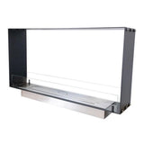 CACH Fires FOCO Slim 1000 eingebauter Kamin, schmale Wände, Breite 20 cm, für eine gemütliche Atmosphäre, 4,5 kW.