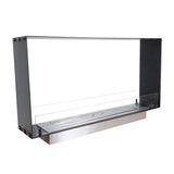 CACH Fires FOCO Slim 1000 eingebauter Kamin, schmale Wände, Breite 20 cm, für eine gemütliche Atmosphäre, 4,5 kW.