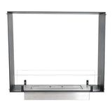 CACH Fires Foco Two 600 Slim, schmaler Tunnelkamin, 20 cm Breite, Bioethanol, geeignet für schmale Wände, 2,2 kW.
