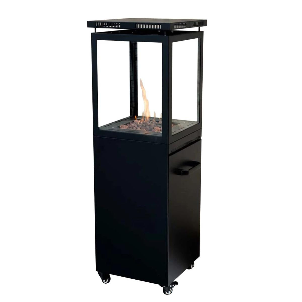 CACH Fires Muztag Murcia Terrassenheizung, freistehend, schwarz, gasbetrieben, 7,3 kW