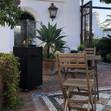 CACH Fires Muztag Malaga Terrassenheizung, freistehender Gasofen, 7,3 kW, für gemütliche Wärme auf Ihrer Terrasse.