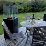 CACH Fires Muztag Malaga Terrassenheizung, freistehender Gasofen, 7,3 kW, für gemütliche Wärme auf Ihrer Terrasse.