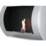 CACH Fires Ocean Bioethanol-Wandkamin, Weiß 60 cm, 1,75 kW, elegante und stilvolle Ergänzung, passt nahtlos in jeden Raum