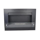 CACH Fires Nebraska Ethanol Wandkamin, Schwarz, 78 cm Breite, Bioethanol, 1,5 kW