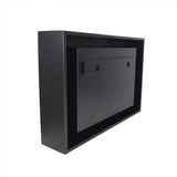 CACH Fires Nebraska Ethanol Wandkamin, Schwarz, 78 cm Breite, Bioethanol, 1,5 kW