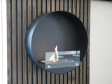 CACH Fires Delaware Ethanol-Wandkamin, runde Form, H: 60 cm x B: 60 cm x T: 20 cm, gemütliche Atmosphäre, verschiedene Farben erhältlich, 2 kW.