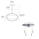 CACH Fires Cocoon Aeris, Bioethanol-Kamin in Schwarz mit verstellbarem Edelstahlstab, Bioethanol-Deckenkamin, 3 kW, elegant und modern.