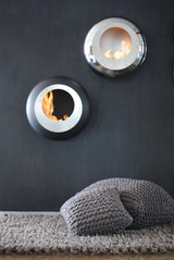 CACH Fires Cocoon Feuer Cocoon Ethanol Kamin Vellum, Schwarz, Leistung: 3 kW