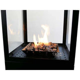 CACH Fires Muztag Marbella, Schwarz, 7,3 kW, Flaschengas betriebener Außen-Gaskamin