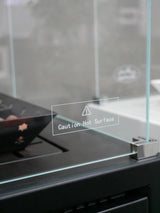 CACH Fires Muztag Malaga Ersatzglas, Transparent, Maße: Geeignet für Malaga Terrassenheizung, hitzebeständiges Glas, 1 Stück
