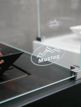 CACH Fires Muztag Malaga Ersatzglas, Transparent, Maße: Geeignet für Malaga Terrassenheizung, hitzebeständiges Glas, 1 Stück