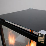 CACH Fires Muztag Malaga Ersatzglas, Transparent, Maße: Geeignet für Malaga Terrassenheizung, hitzebeständiges Glas, 1 Stück