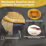 DD-04 Orthopädisches Luxus Katzenbett Hundebett  Memory Schaum in Gr. S, L, XL